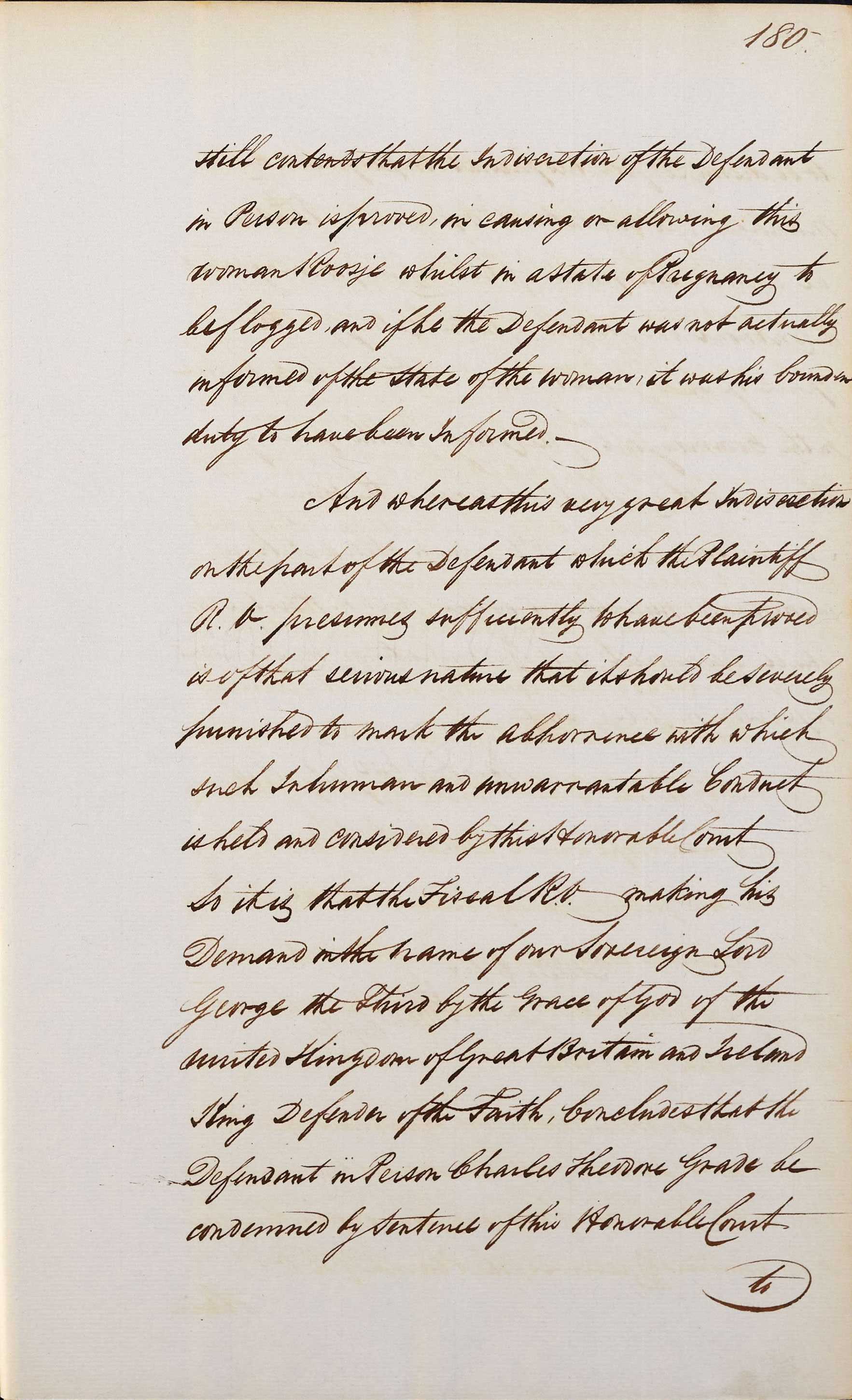 A cursive handwritten complaint about Roosje on a slightly yellow paper. The text is on the right hand side.