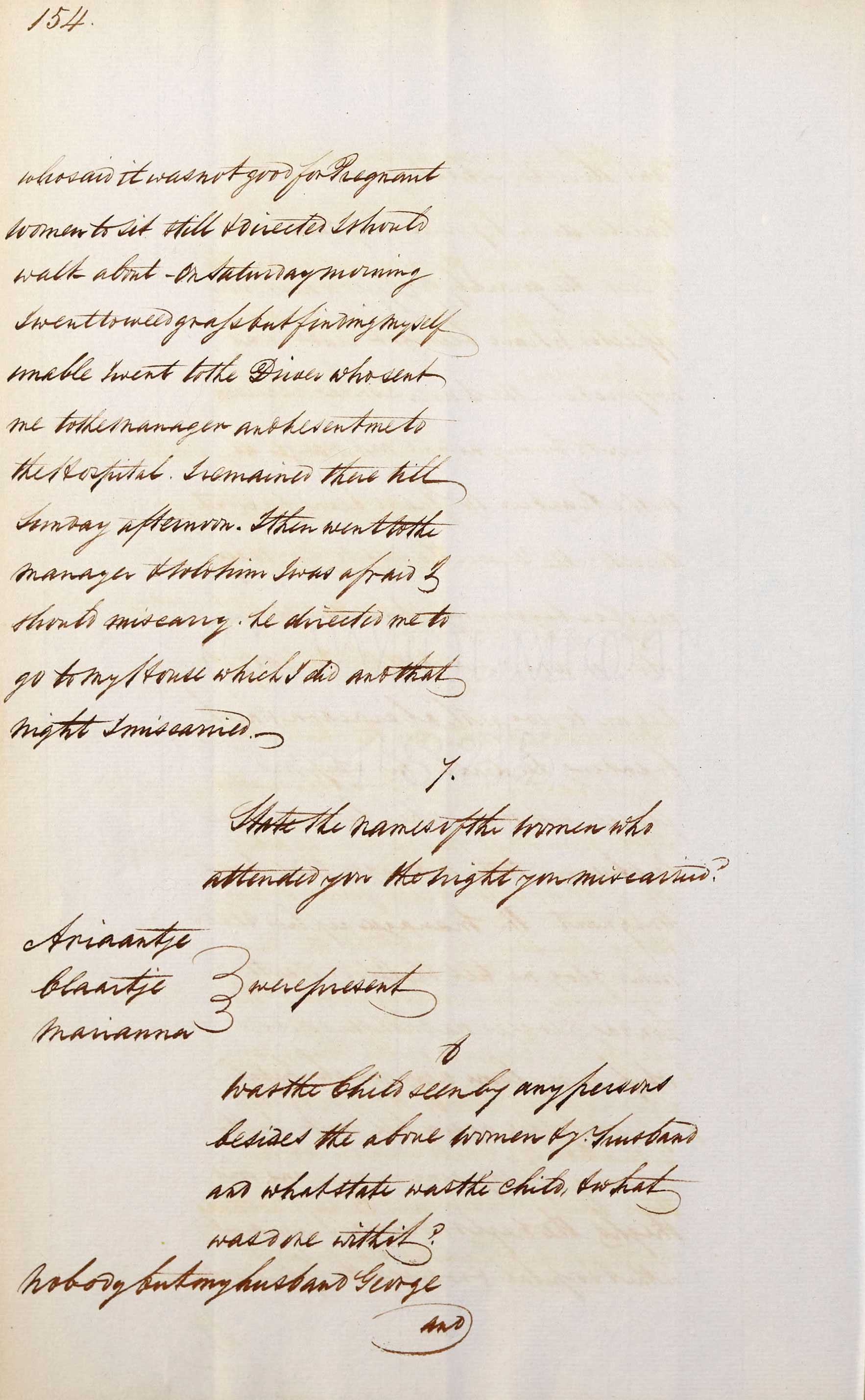 A cursive handwritten complaint about Roosje on a slightly yellow paper. The text is left align and only on the left side.