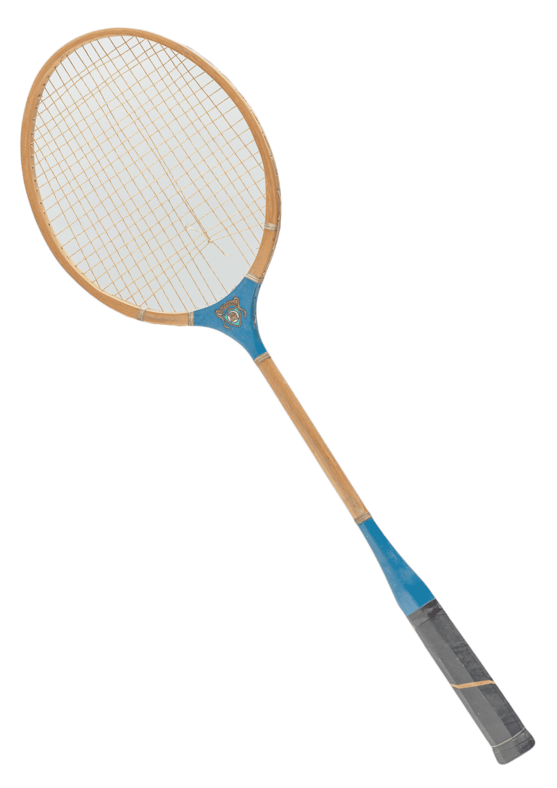 A Victoria badminton racket from the Rock Rest Tourist Home.