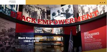 Screenshot from the Mississippi Civil Rights Museum website.