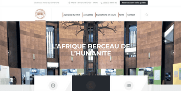 Musee des civilisations noirs Website