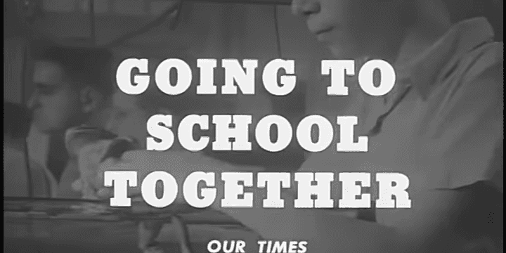 Opening page of video "GOING TO SCHOOL TOGETHER, OUR TIMES NO. 2
