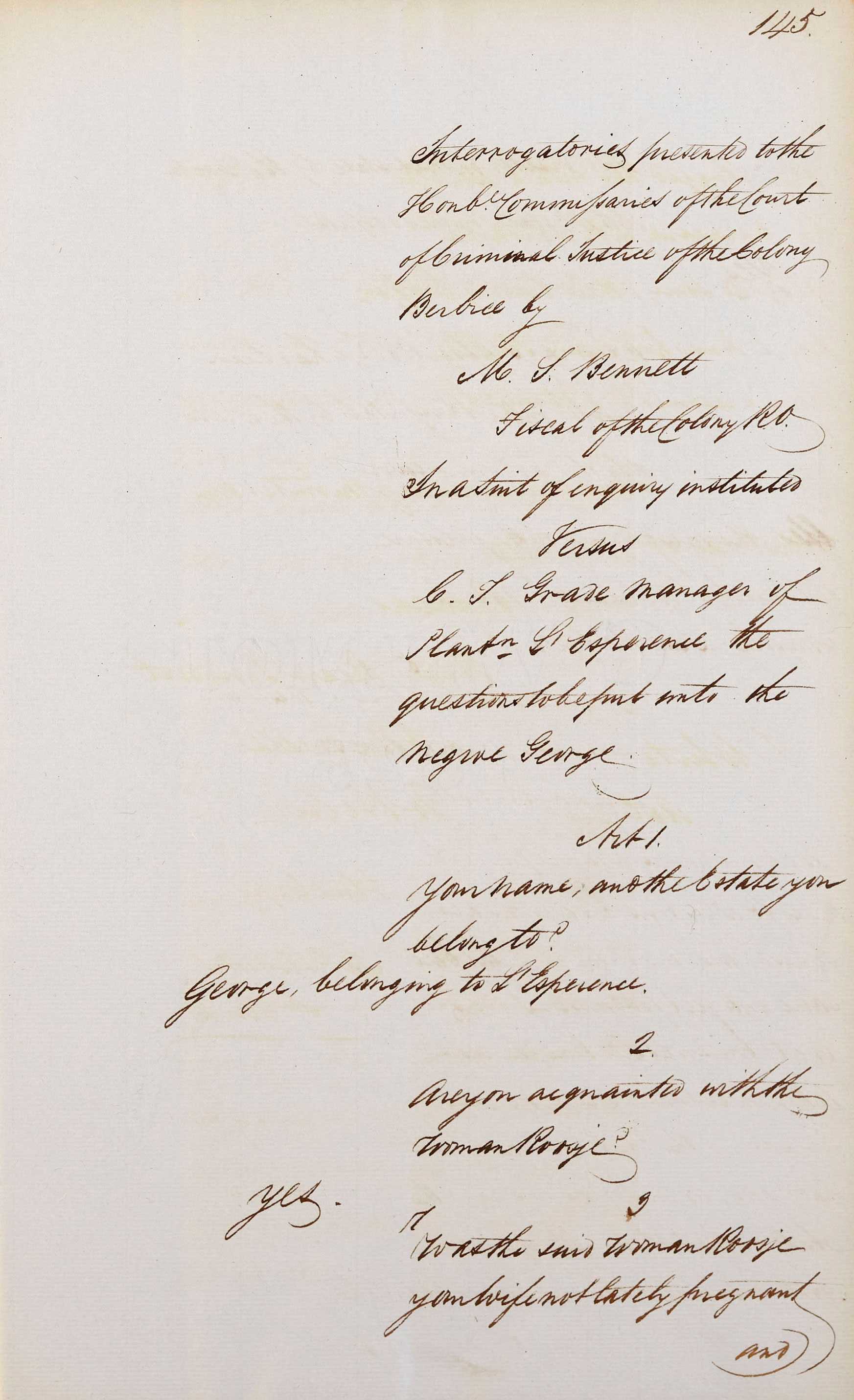 A cursive handwritten complaint about Roosje on a slightly yellow paper. The text is on the right hand side.